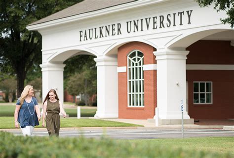 Faulkner university montgomery al - All admission documentation should be sent to the address below: (Excluding financial aid documents) Phone: (334) 386-7268. Monday - Friday: 8am - 5pm CST. Faulkner University. ATTN: Graduate Enrollment. 5345 Atlanta Highway. Montgomery, AL 36109. We offer master's degree programs at our private, Christian liberal arts college. 